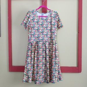Lularoe Amelia Fruit Pattern Dress